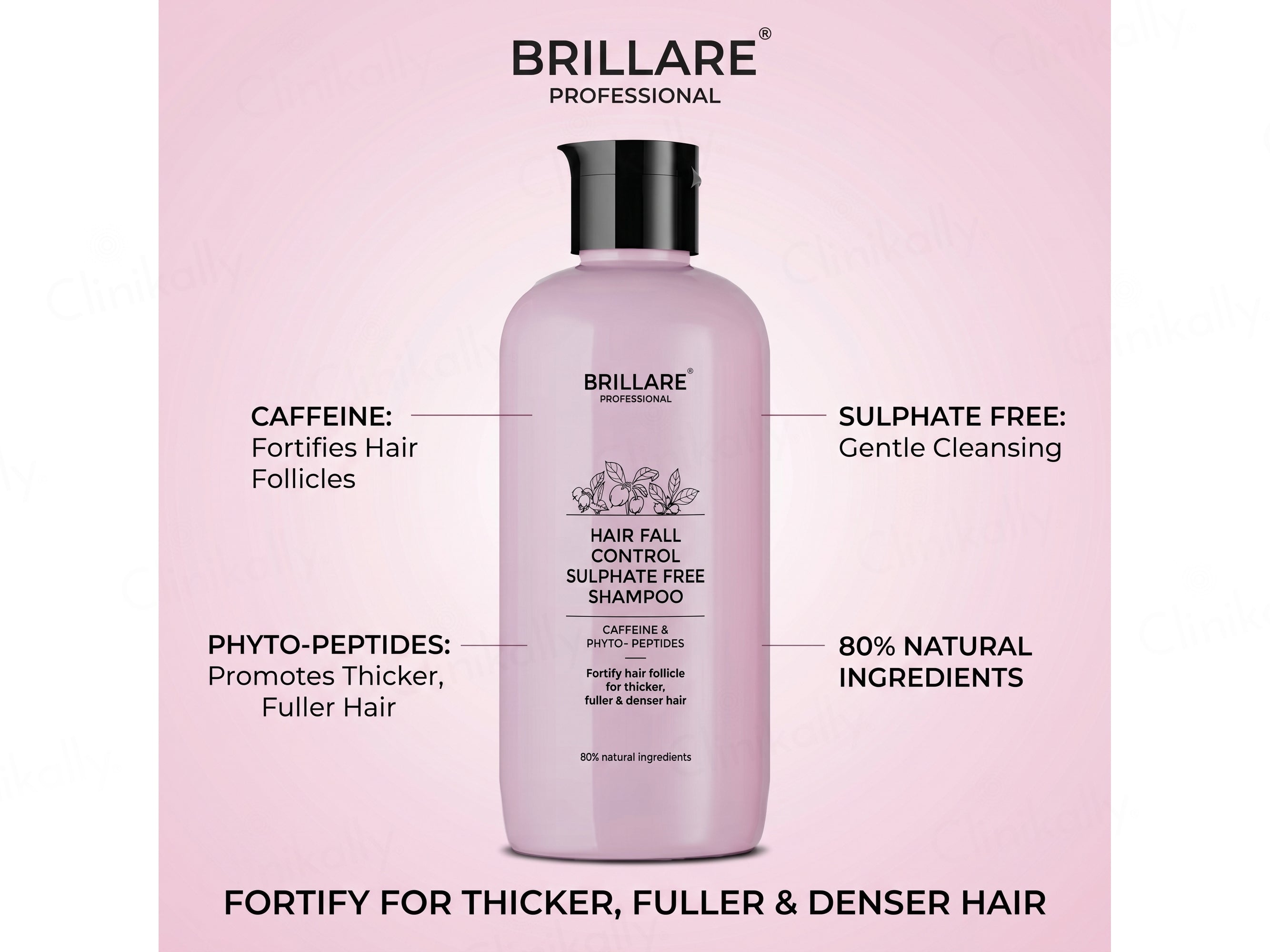 Brillare Hair Fall Control Sulphate Free Shampoo