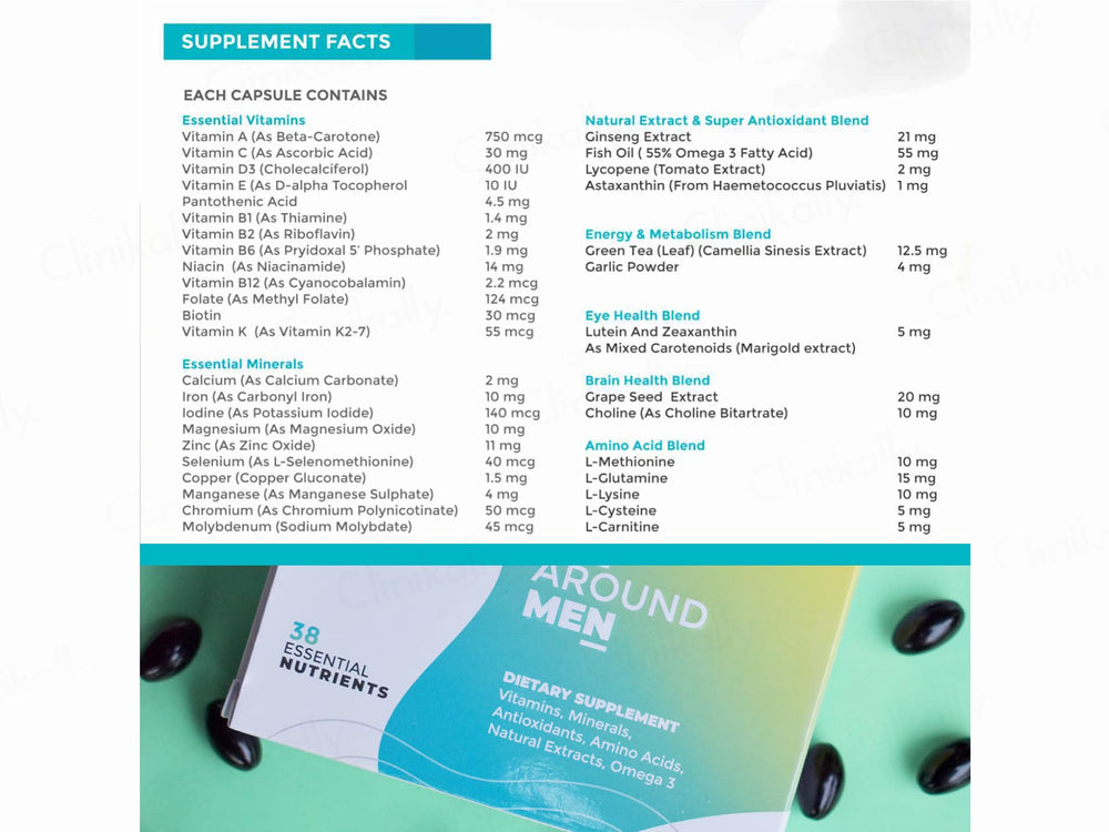 Briyo All Around Men Dietary Supplement Capsule