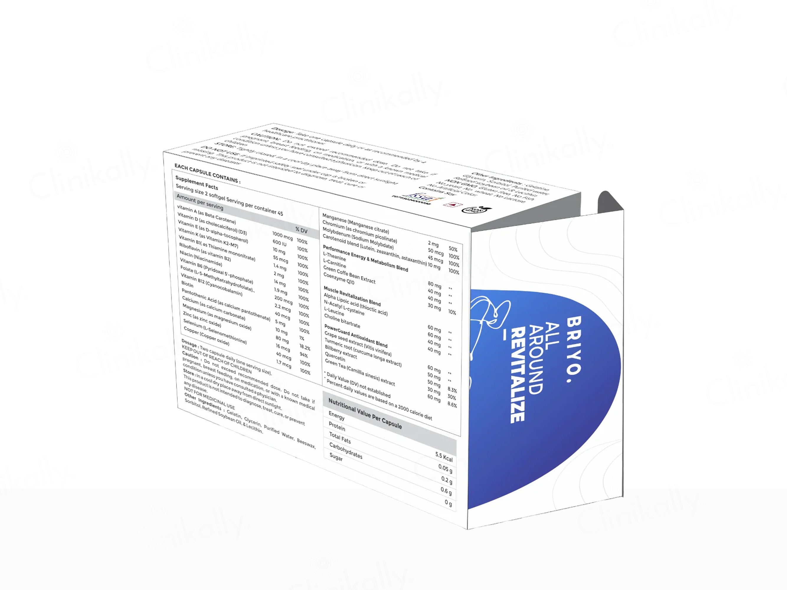 Briyo All Round Revitalize Dietary Supplement Capsule