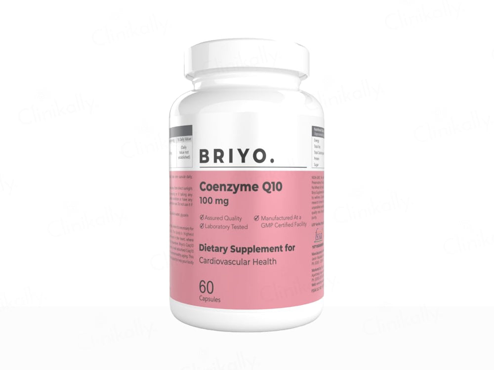 Briyo Coenzyme Q10 100 mg Dietary Supplement Capsule
