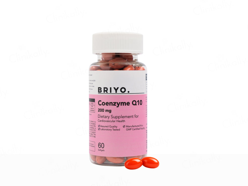 Briyo Coenzyme Q10 200 mg Dietary Supplement Capsule