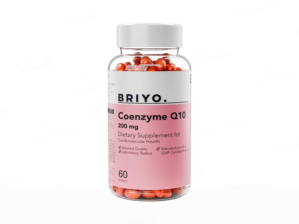 Briyo Coenzyme Q10 200 mg Dietary Supplement Capsule