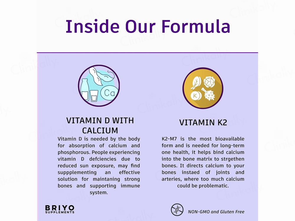 Briyo OrthoMax Dietary Supplement Softgel Capsule For Bone & Joint Health
