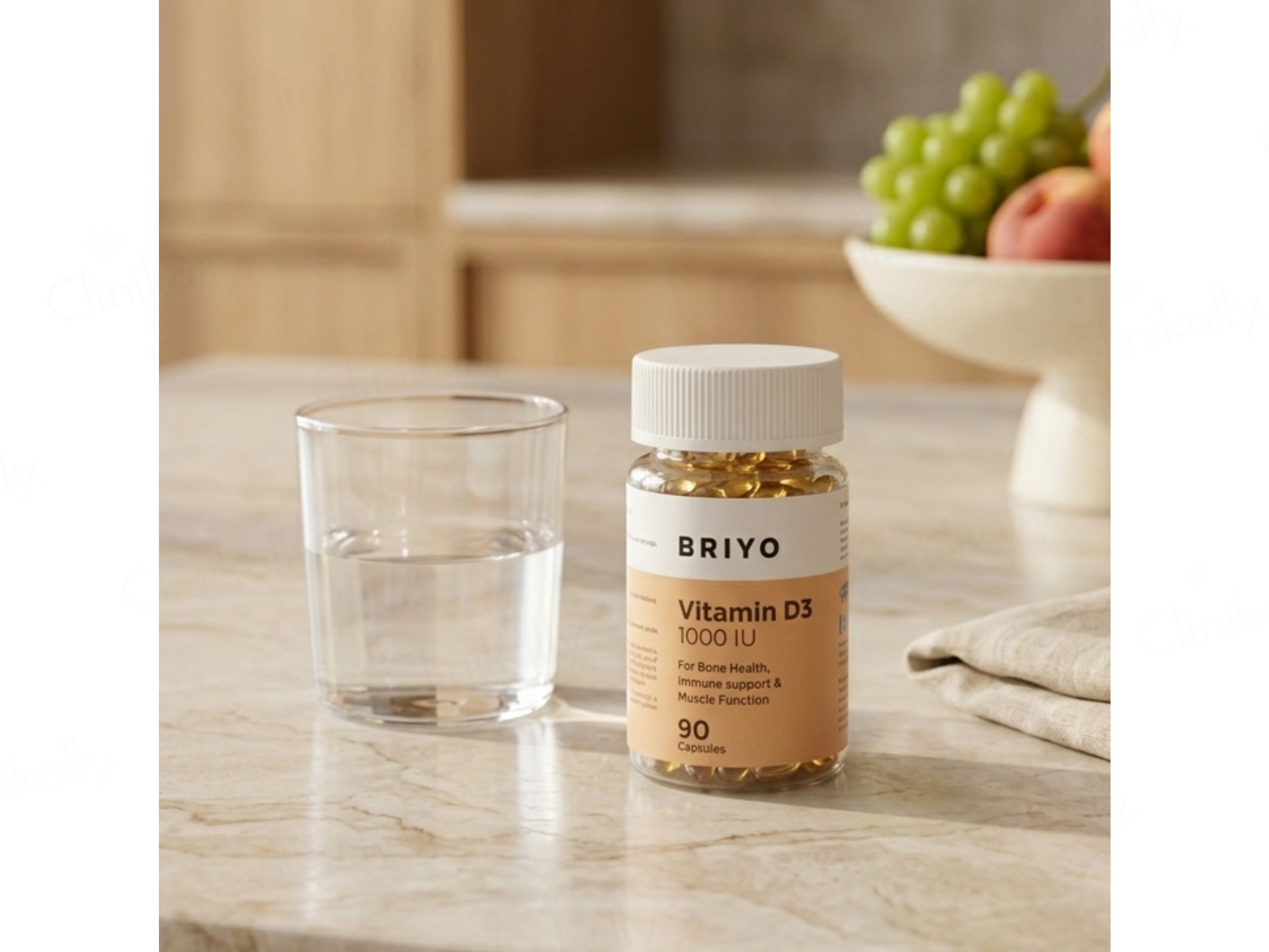 Briyo Vitamin D3 1000 IU Capsule