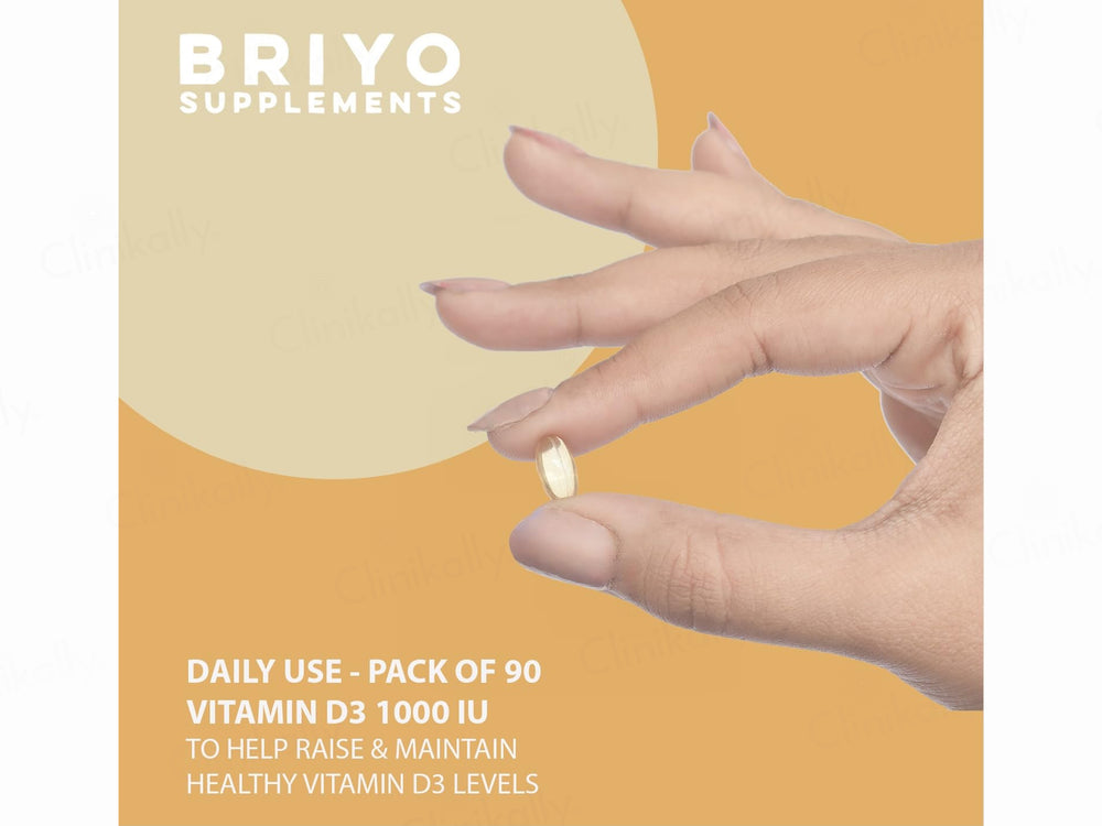 Briyo Vitamin D3 1000 IU Capsule