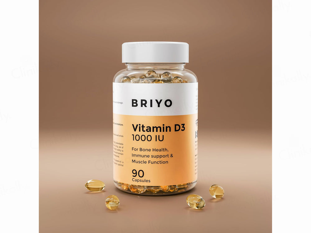 Briyo Vitamin D3 1000 IU Capsule