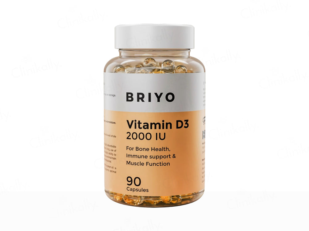 Briyo Vitamin D3 2000 IU Capsule