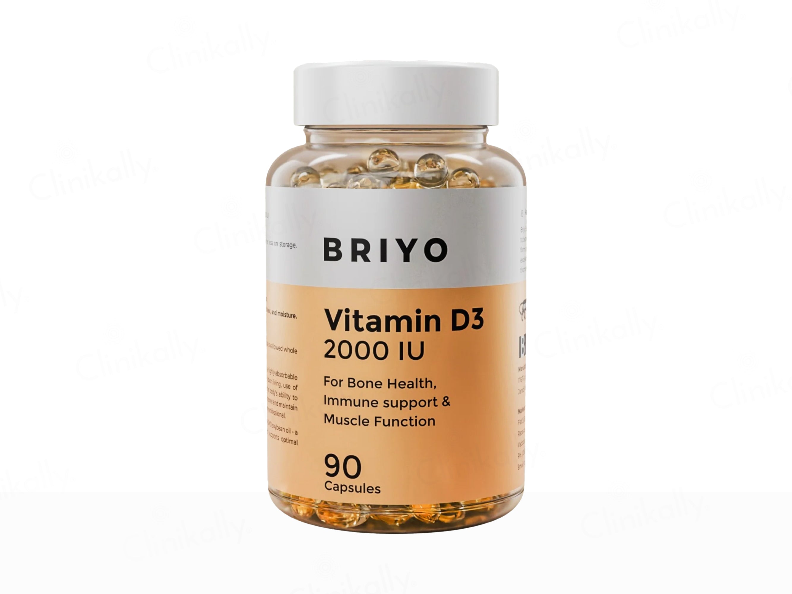 Briyo Vitamin D3 2000 IU Capsule