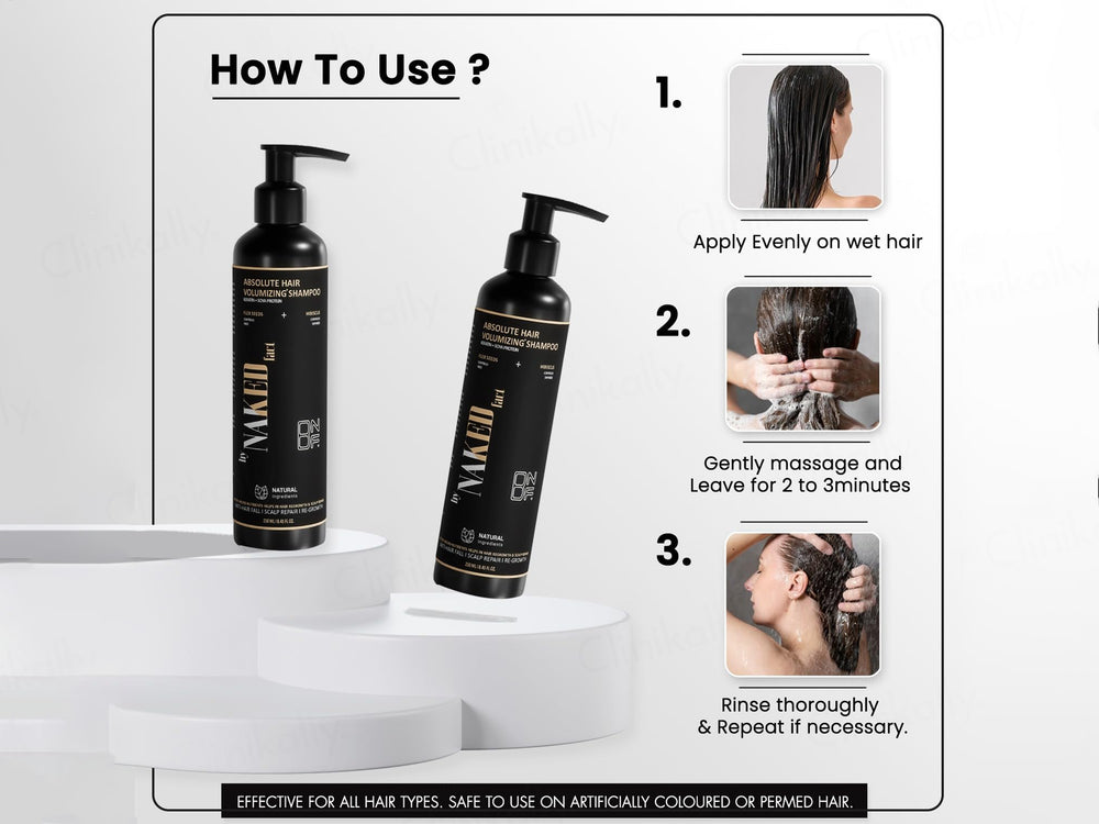 By Naked Fact Absolute Hair Volumizing Keratin + Soya Protein Shampoo