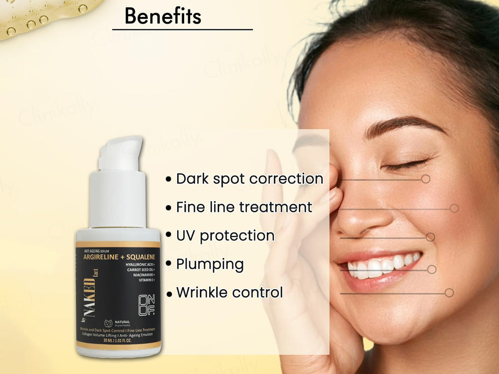 By Naked Fact Argireline + Squalene Anti Aging Serum