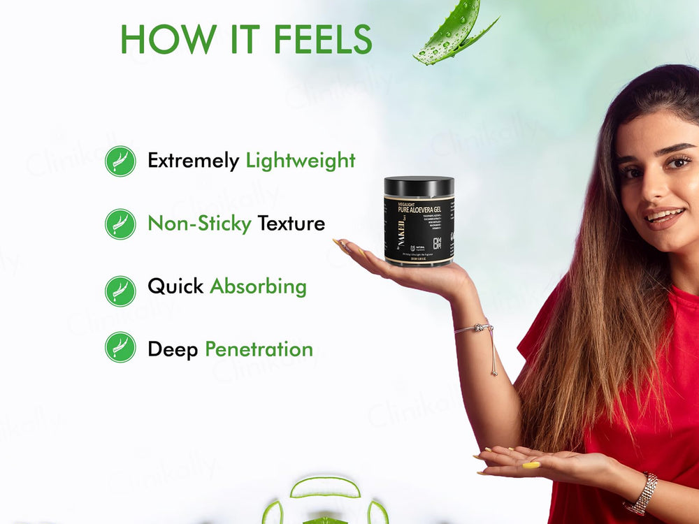 By Naked Fact Megalight Pure Aloevera Gel