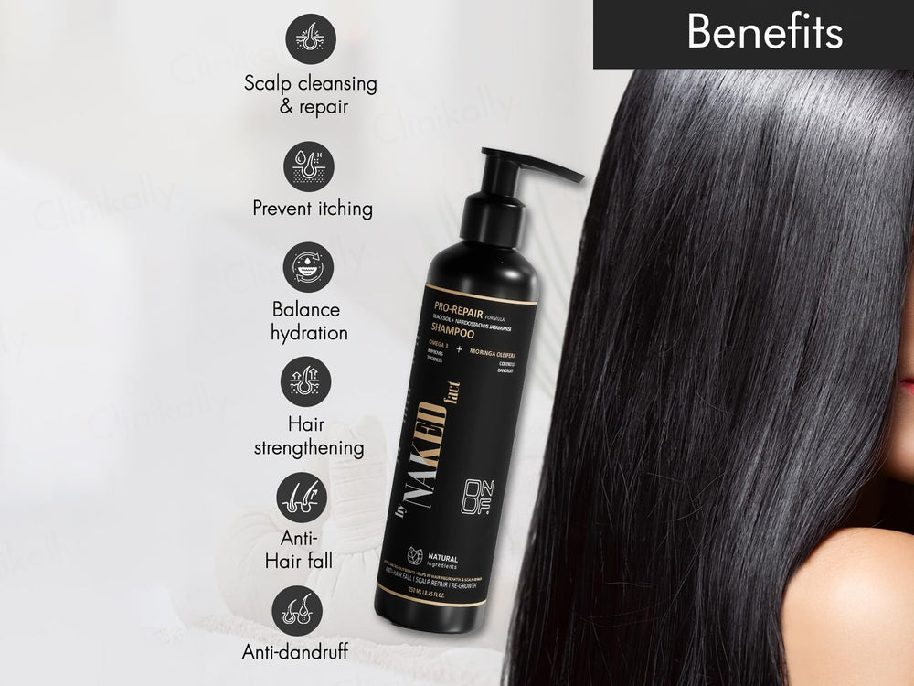 By Naked Fact Pro Repair Black Soil + Nardostachys Jatamansi Anti-Hairfall Shampoo