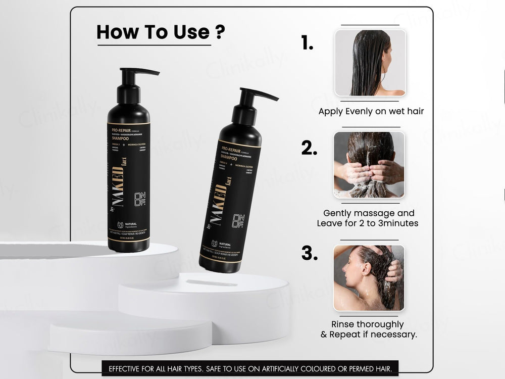 By Naked Fact Pro Repair Black Soil + Nardostachys Jatamansi Anti-Hairfall Shampoo