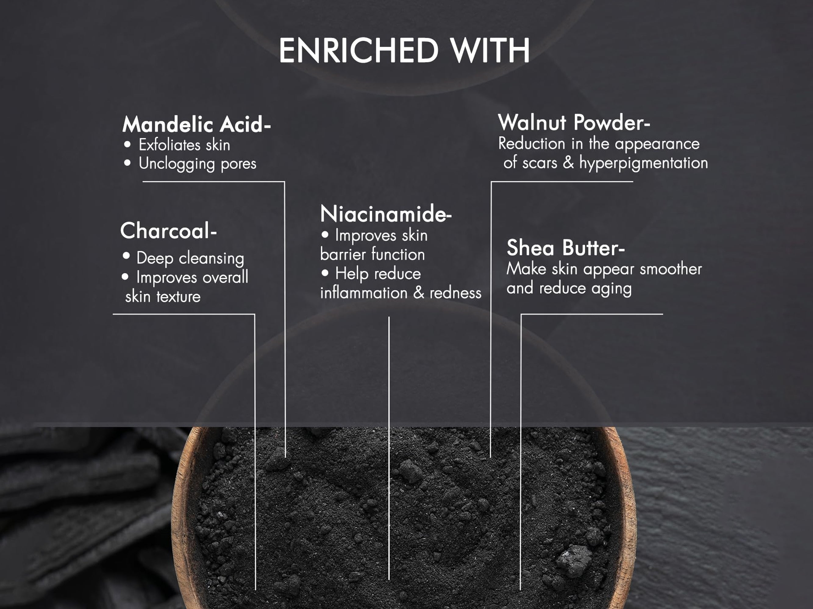 By Naked Fact Radiant-Pro Charcoal Scrub