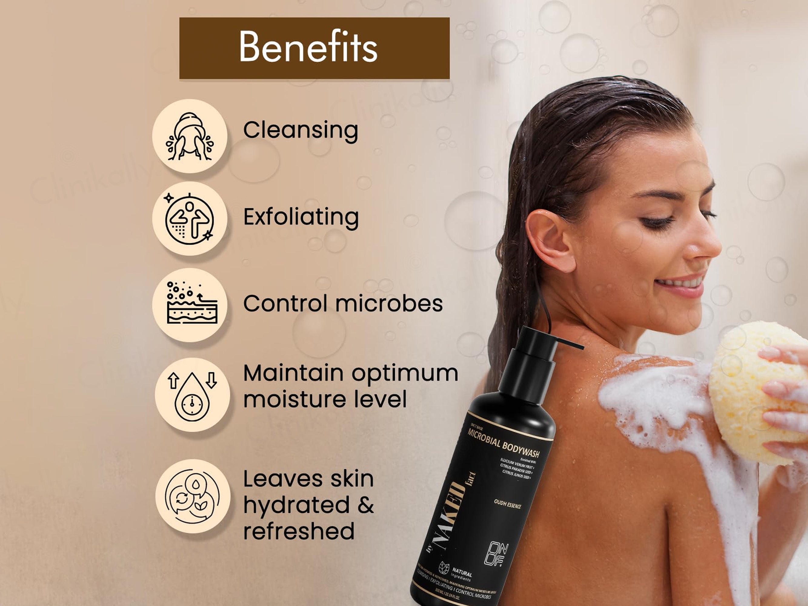 By Naked Fact SMCT Base Anti-Microbial Bodywash