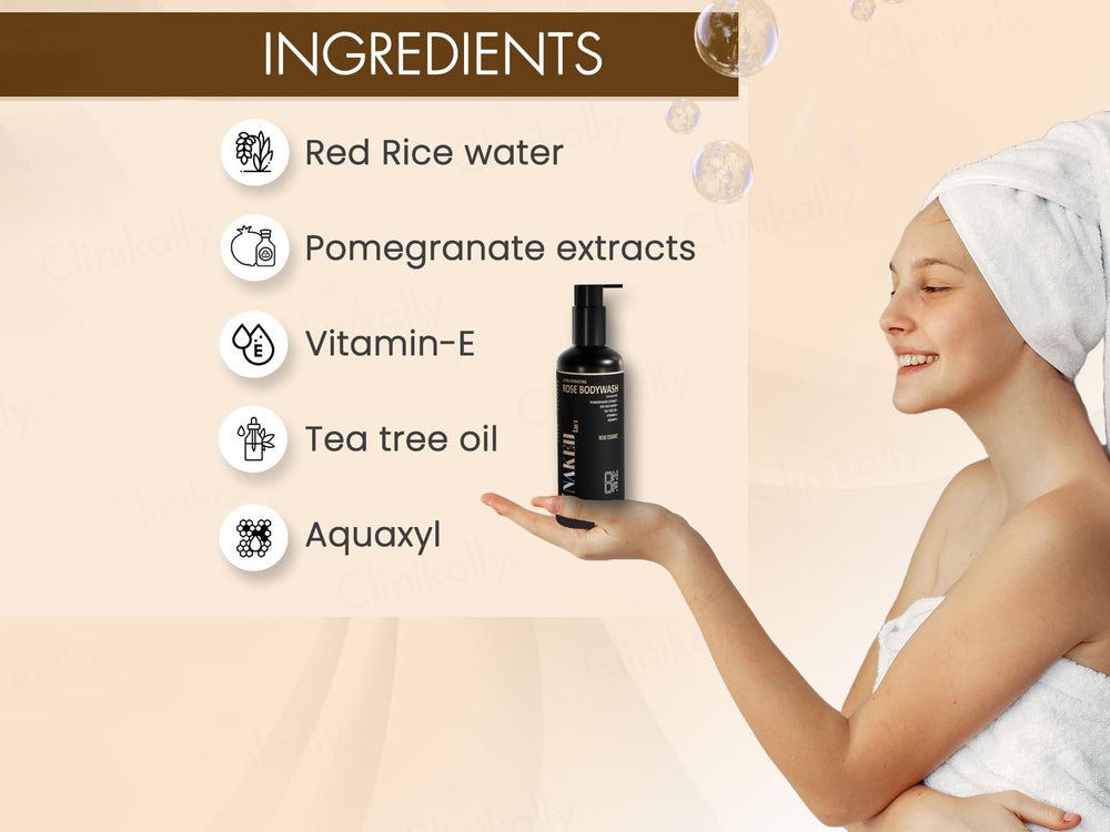 By Naked Fact Ultra Hydrating & Exfoliating Rose Bodywash