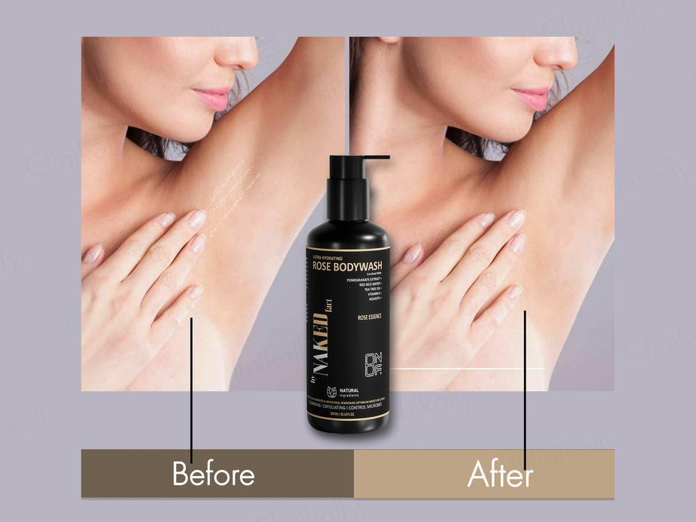 By Naked Fact Ultra Hydrating & Exfoliating Rose Bodywash