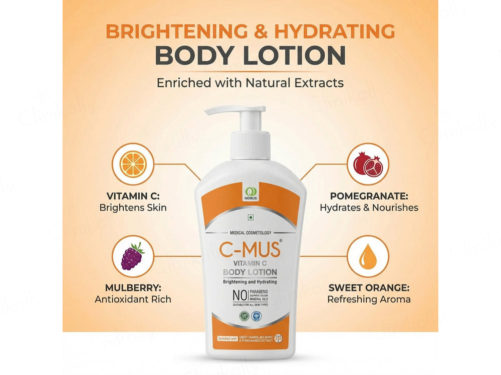 C-Mus Vitamin C Brightening & Hydrating Body Lotion