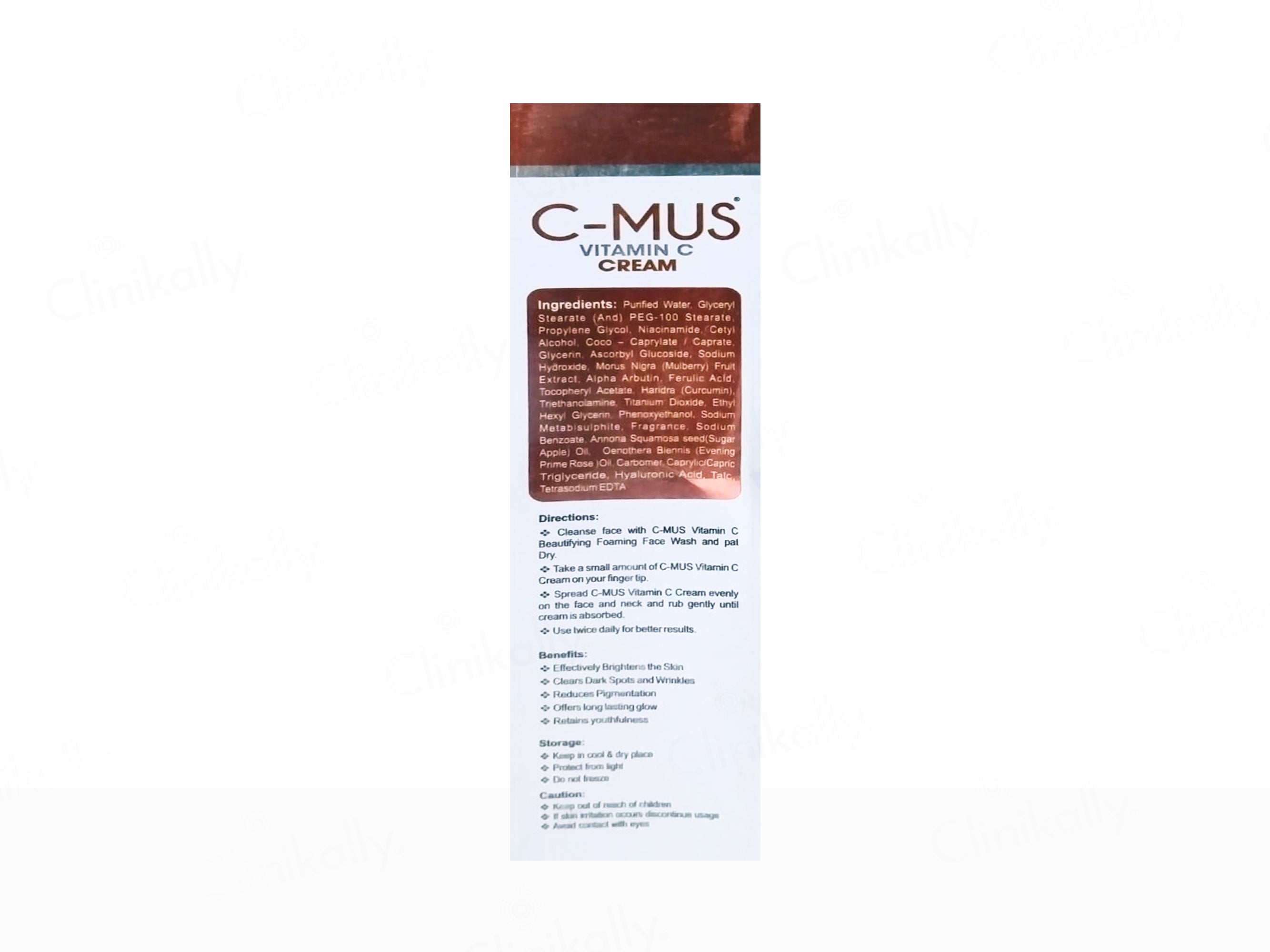 C-Mus Vitamin C Skin Brightening & Anti-Ageing Cream