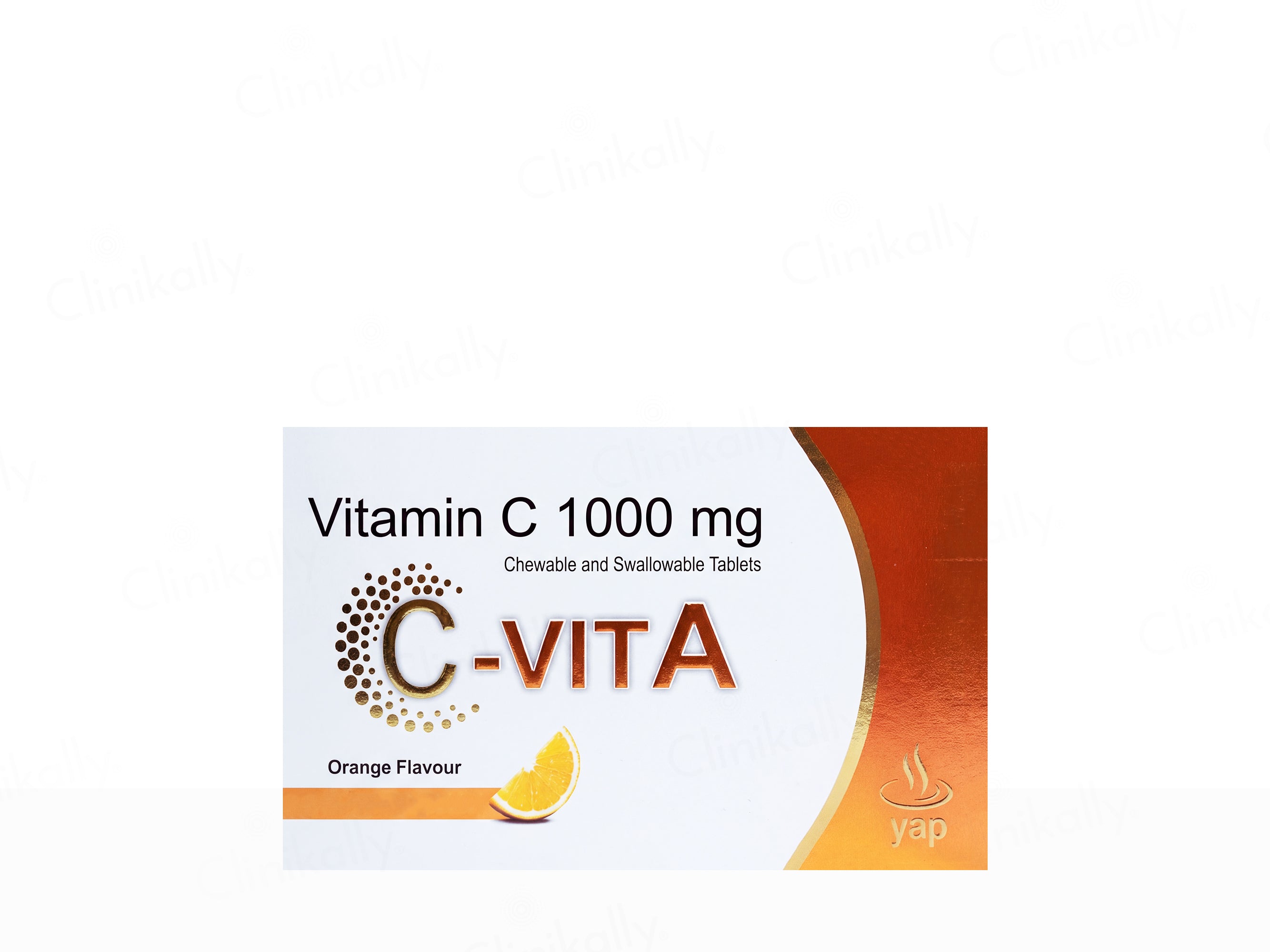 C-VitA Vitamin C 1000mg Chewable Tablet - Orange Flavour
