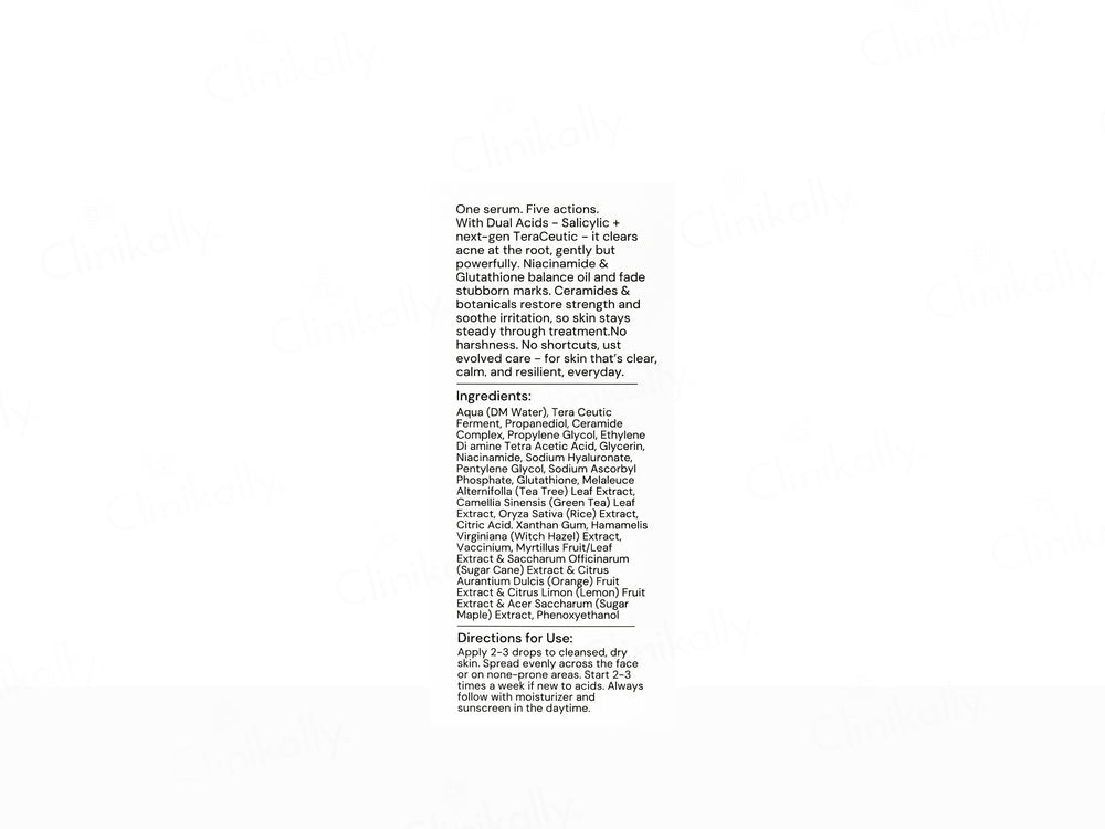 CITTA Acneevolution Multi-Action Face Serum For Oily & Acne-Prone Skin