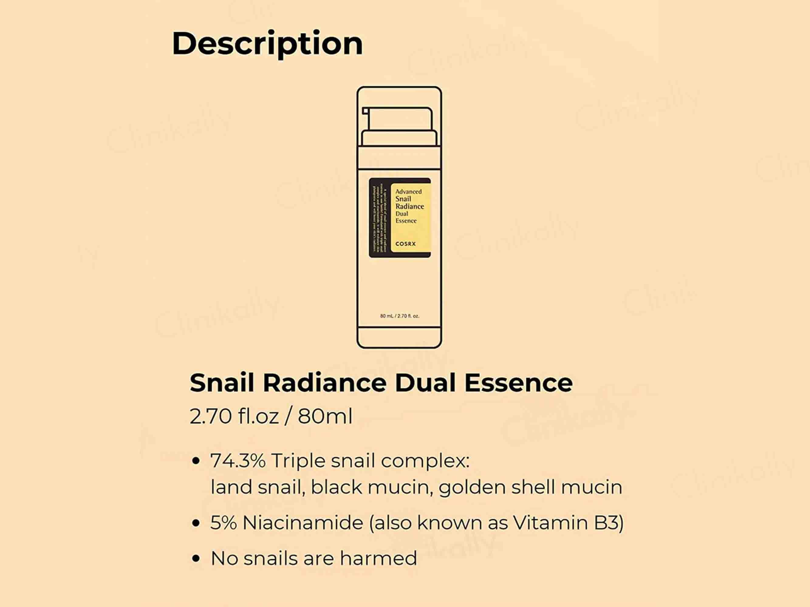 COSRX Advanced Snail Radiance Dual Essence - Clinikally
