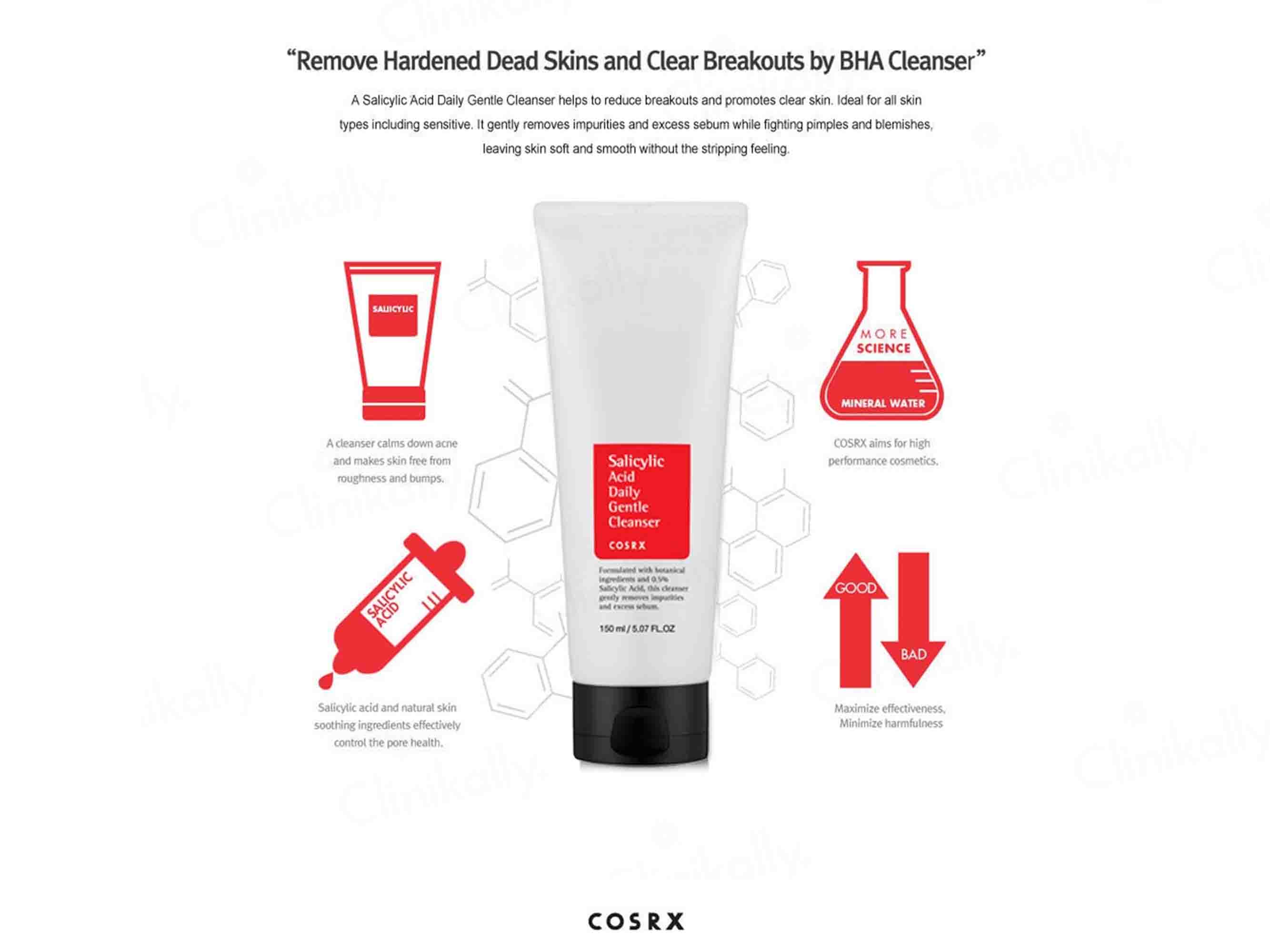 COSRX Salicylic Acid Daily Gentle Cleanser - Clinikally