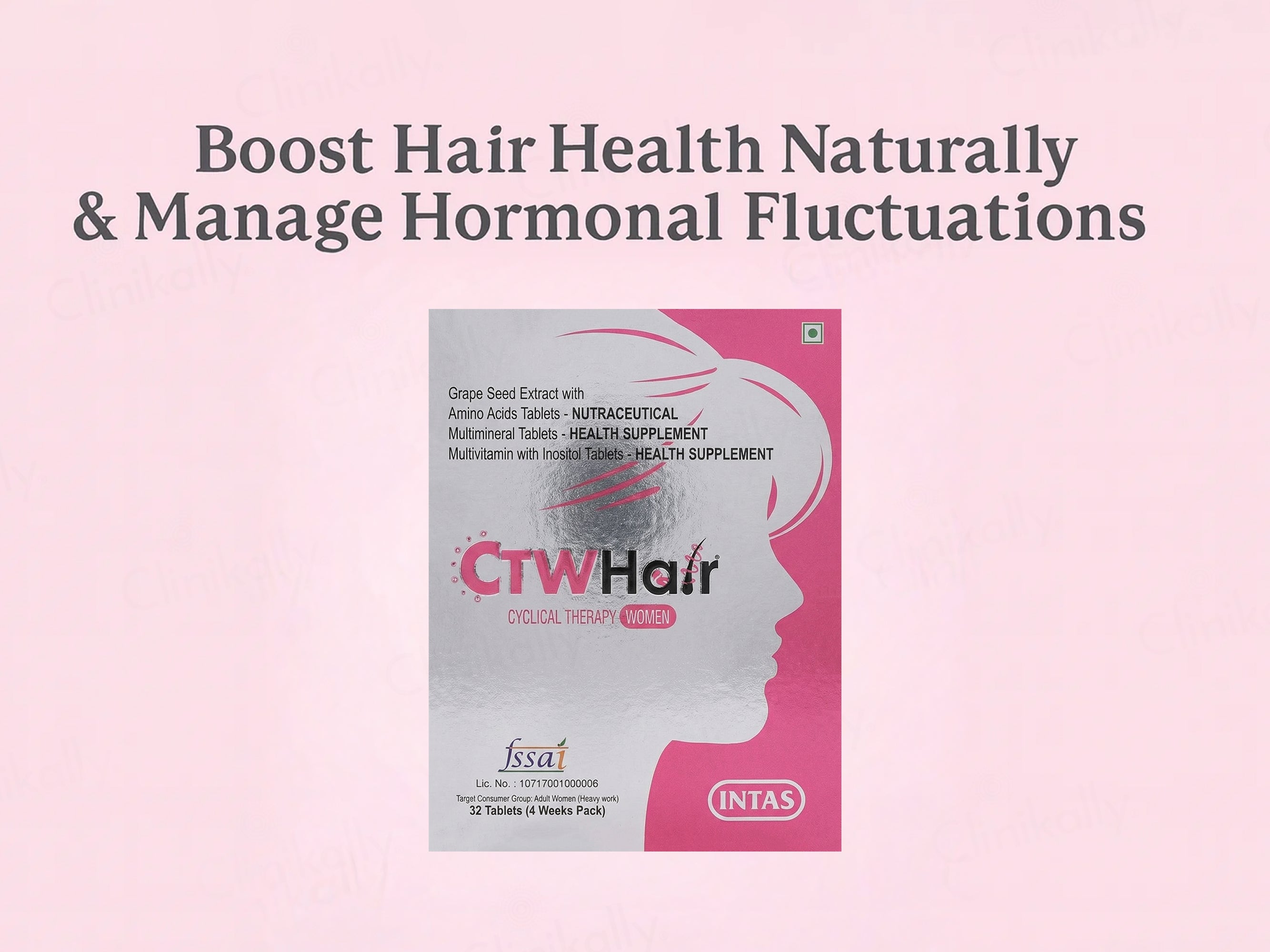CTW Hair Cyclical Therapy Supplement Kit For Women