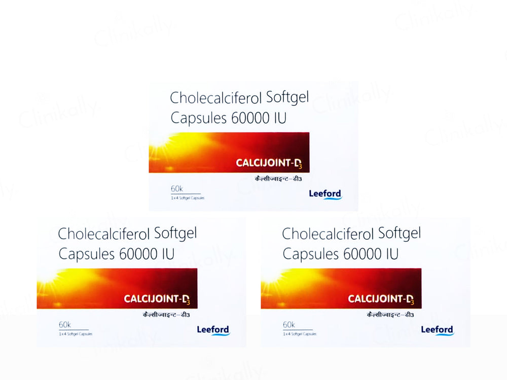 Calcijoint-D3 60000 IU Softgel Capsule