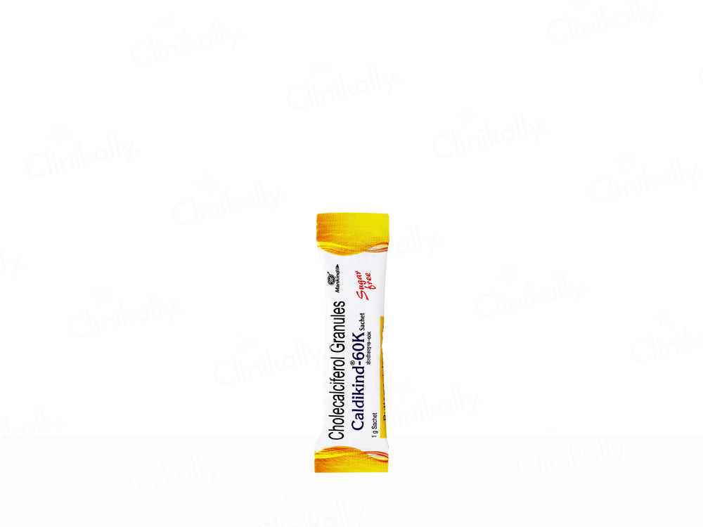 Caldikind-60K Cholecalciferol Sugar Free Granules - Butterscotch Flavour