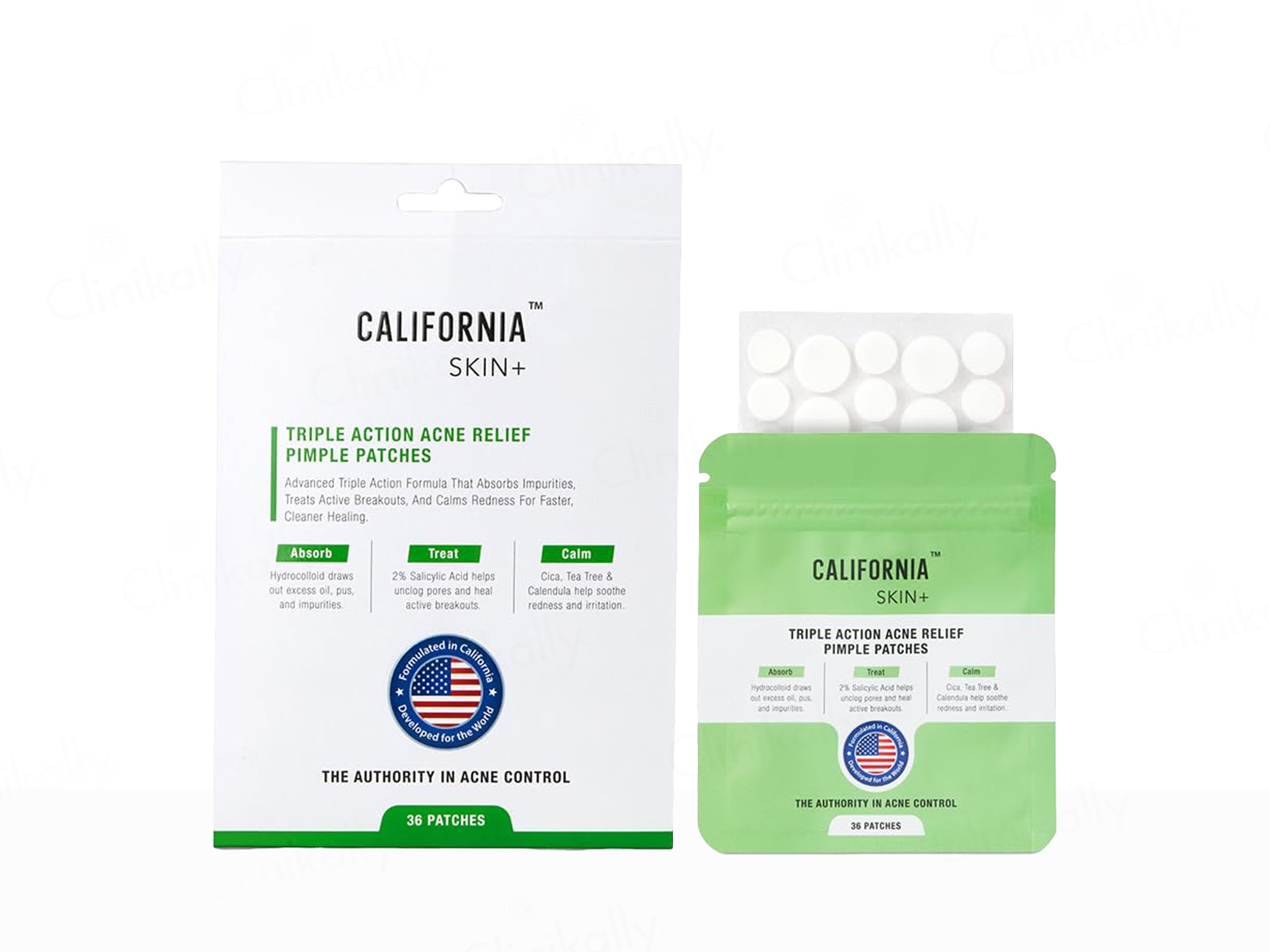 California Skin+ Triple Action Acne Relief Pimple Patches