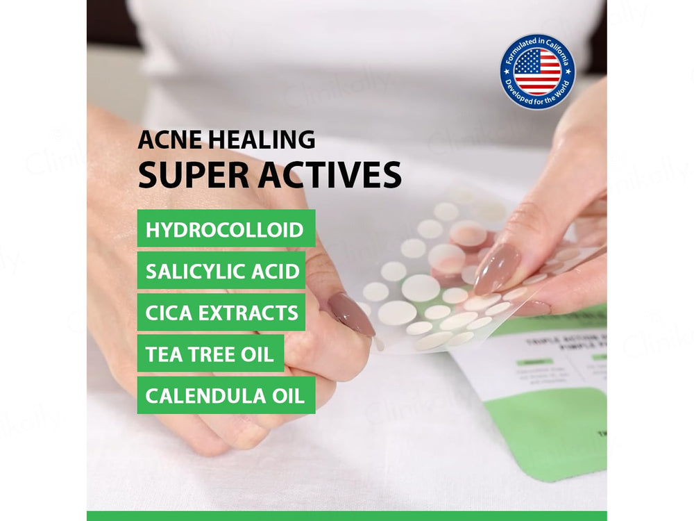 California Skin+ Triple Action Acne Relief Pimple Patches