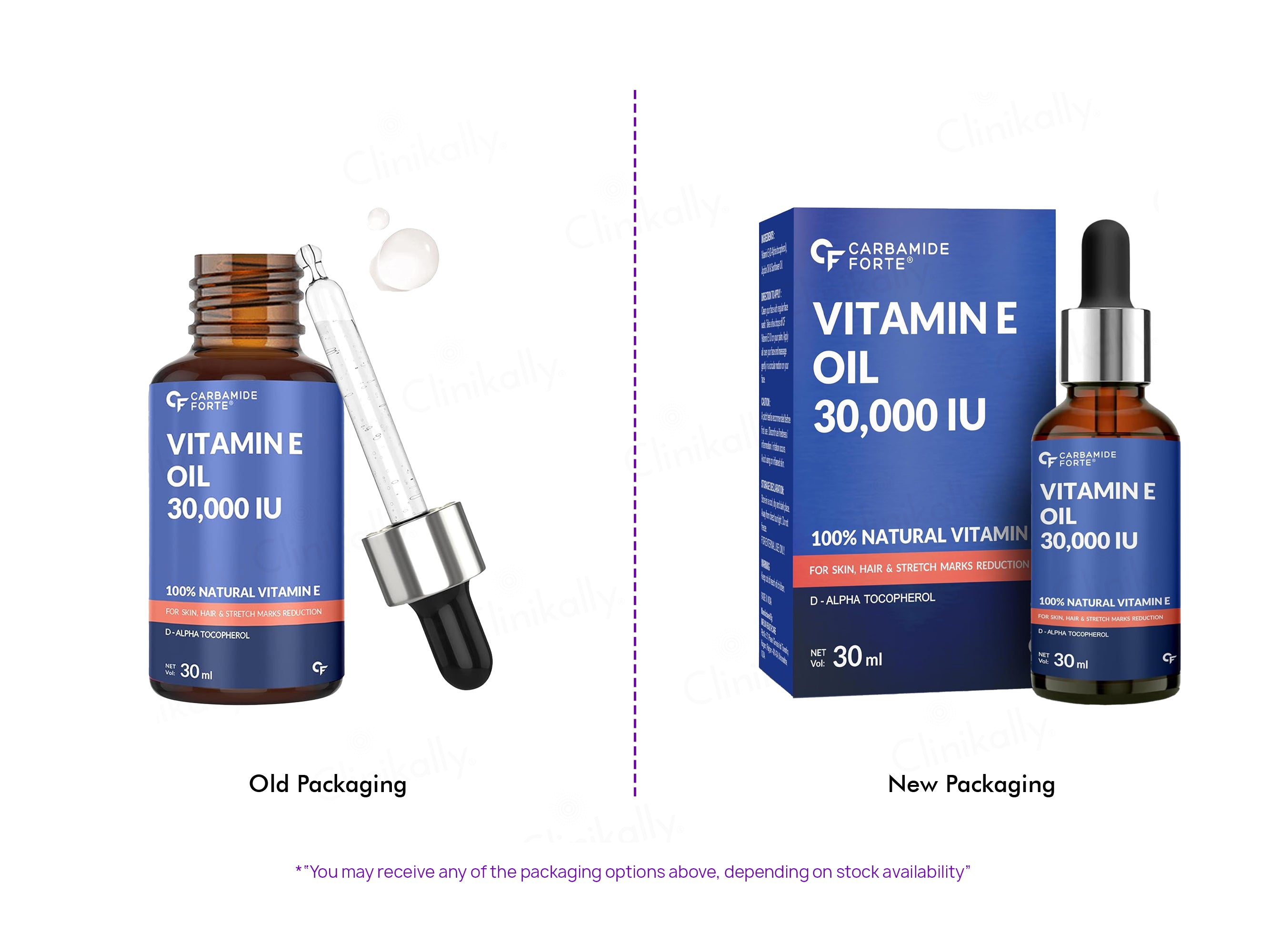 Carbamide Forte 100% Natural Vitamin E 30000 IU Oil