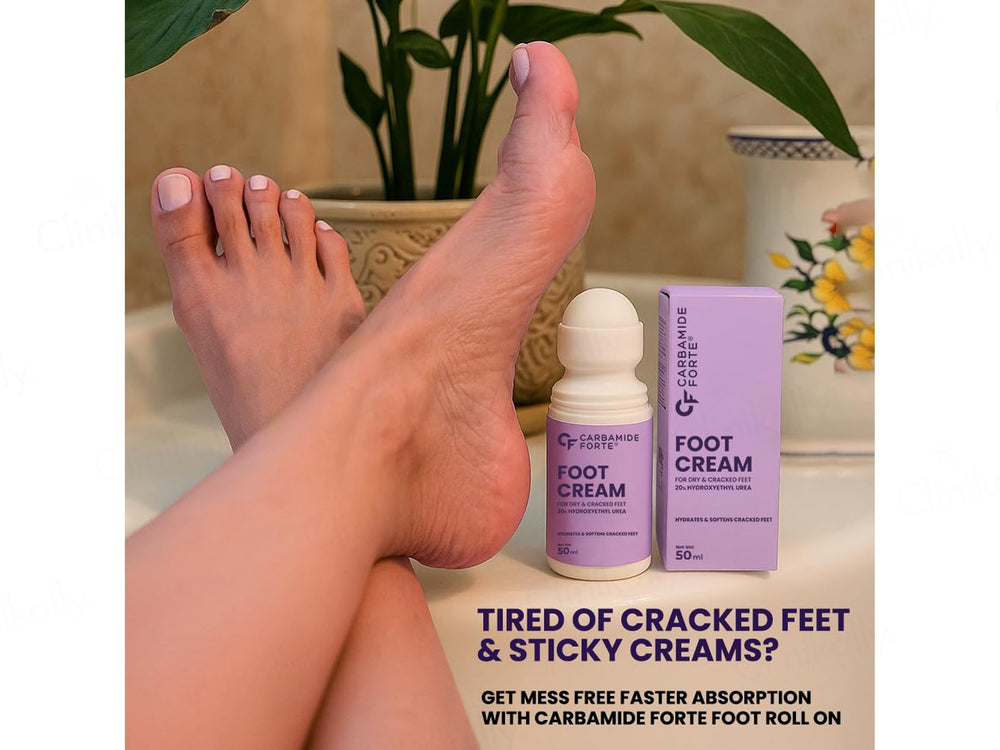Carbamide Forte 20% Hydroxyethyl Urea Foot Cream Roll-On