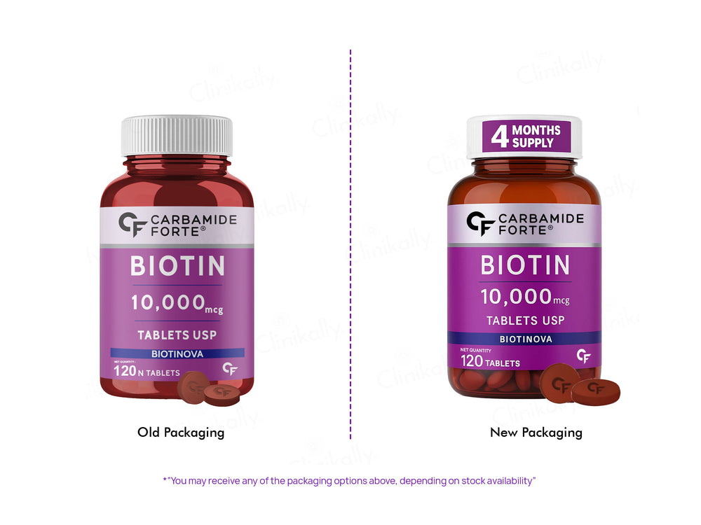 Carbamide Forte Biotin 10000mcg Tablet