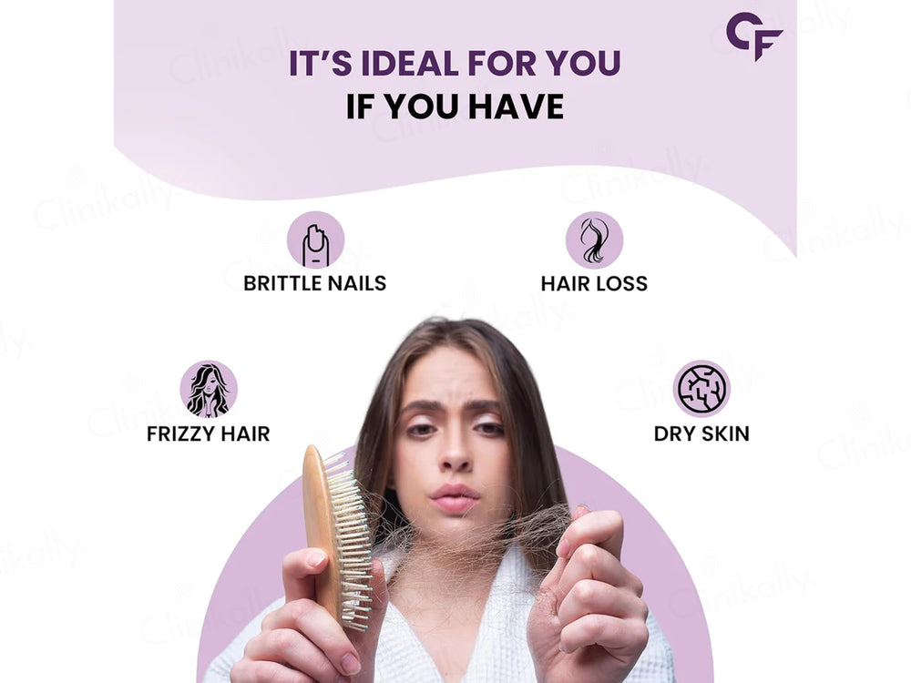 Carbamide Forte Biotin With Amla, Brahmi & Bamboo Extract Nutraceutical Tablet