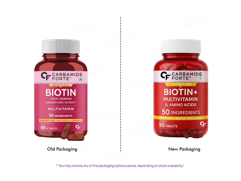 Carbamide Forte Biotin+ with 50 Multivitamin+ Tablet