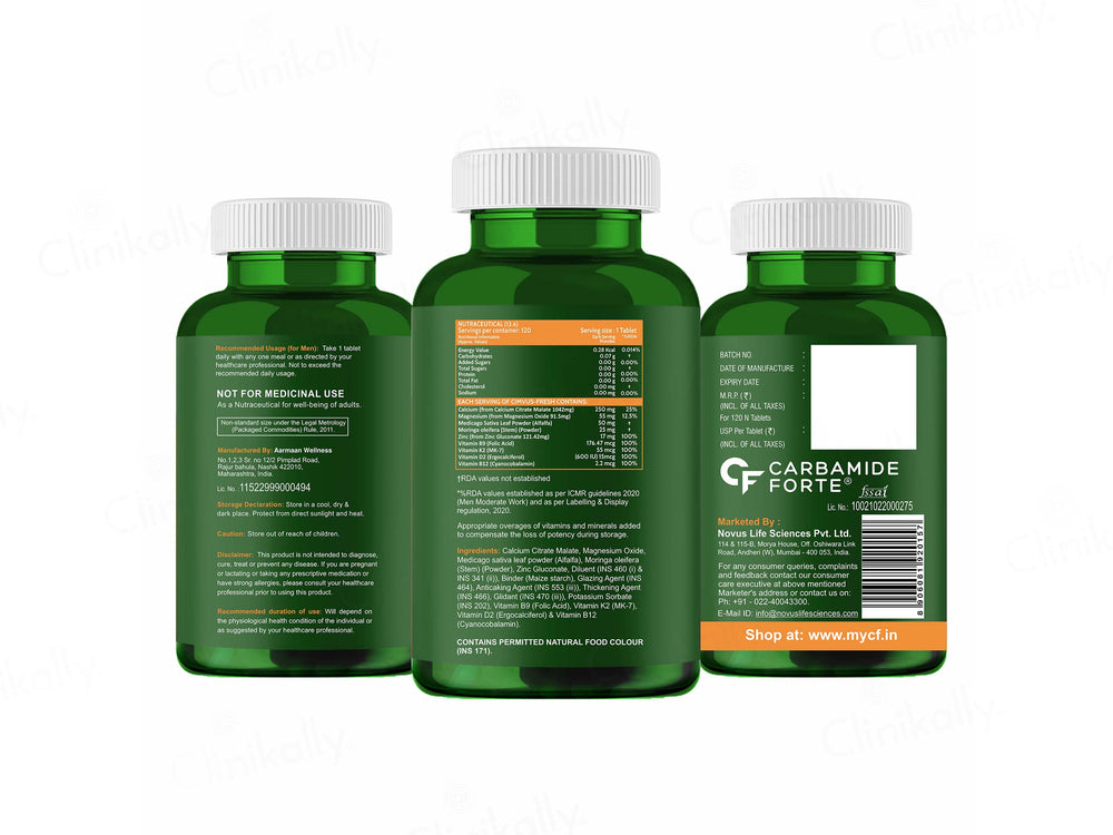 Carbamide Forte Calcium, Magnesium, Zinc+ Tablet