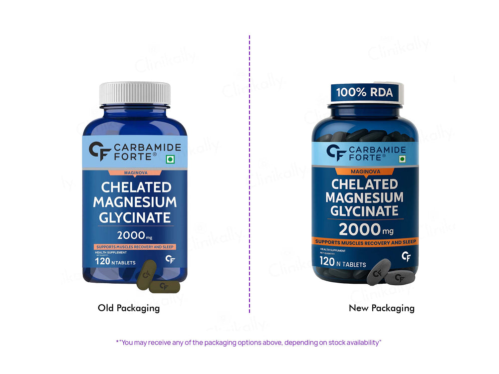 Carbamide Forte Chelated Magnesium Glycinate 2000mg Tablet