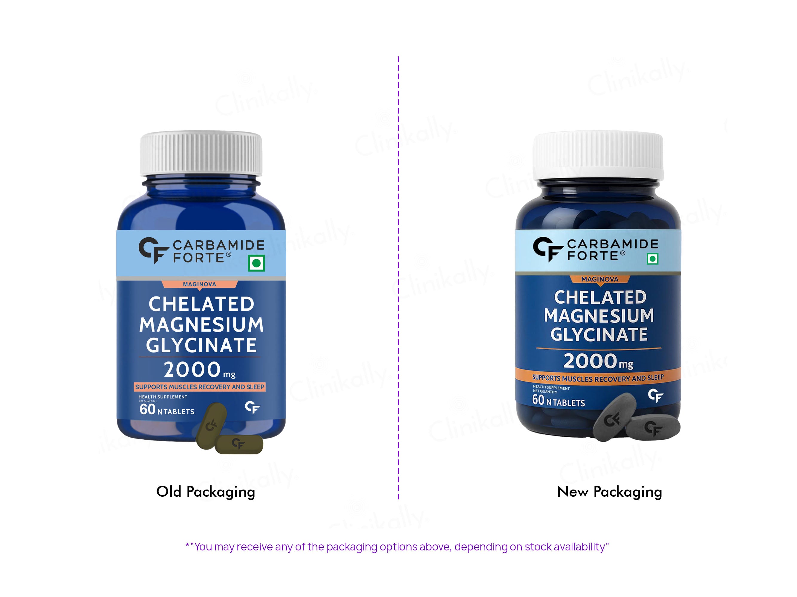 Carbamide Forte Chelated Magnesium Glycinate 2000mg Tablet