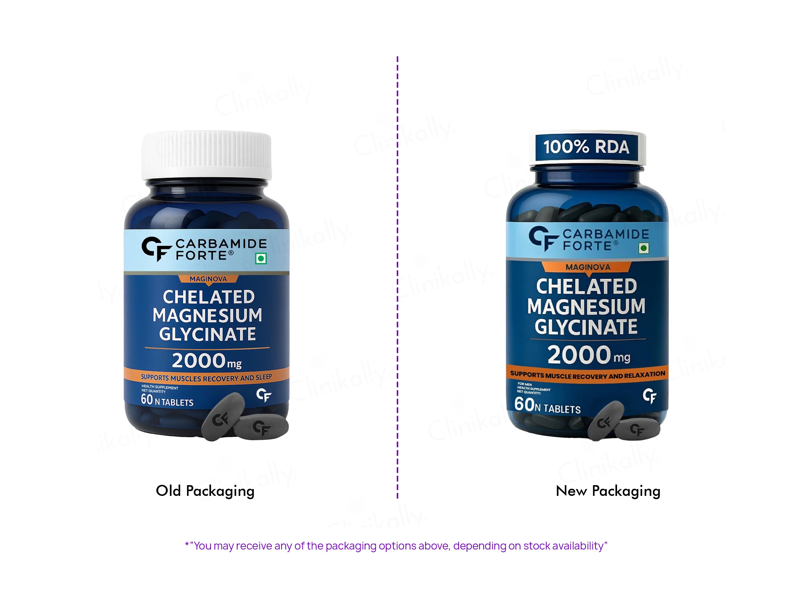 Carbamide Forte Chelated Magnesium Glycinate 2000mg Tablet