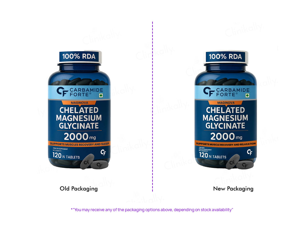 Carbamide Forte Chelated Magnesium Glycinate 2000mg Tablet