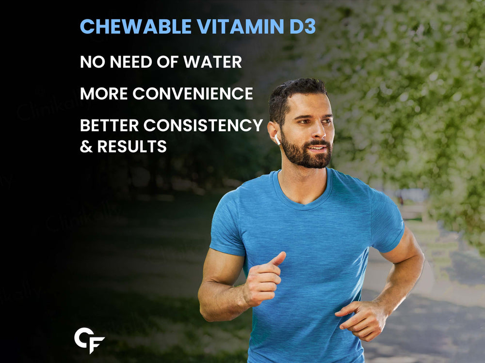 Carbamide Forte Chewable Vitamin D3 10000 IU Tablet