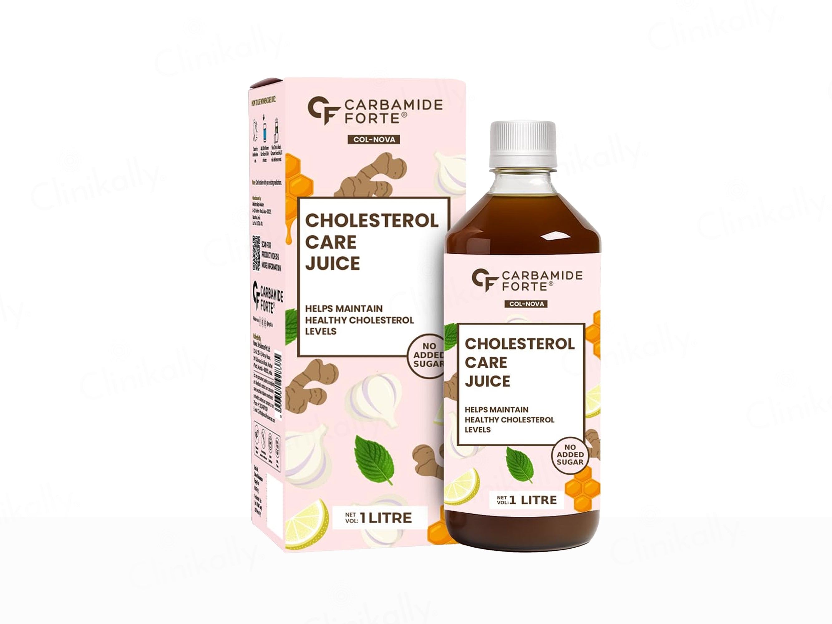 Carbamide Forte Cholesterol Care Sugar Free Juice For Healthy Cholesterol Levels