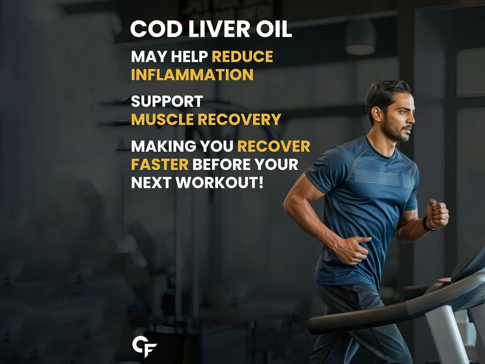 Carbamide Forte Cod Liver Oil With Vitamin A + D3 Softgel Capsule - Lemon Flavour