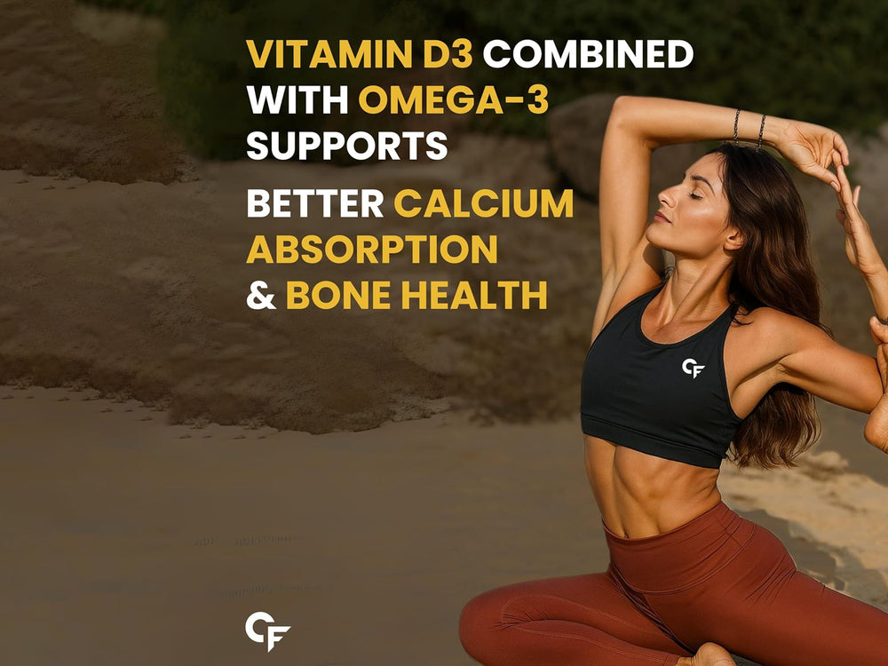 Carbamide Forte Cod Liver Oil With Vitamin A + D3 Softgel Capsule - Lemon Flavour