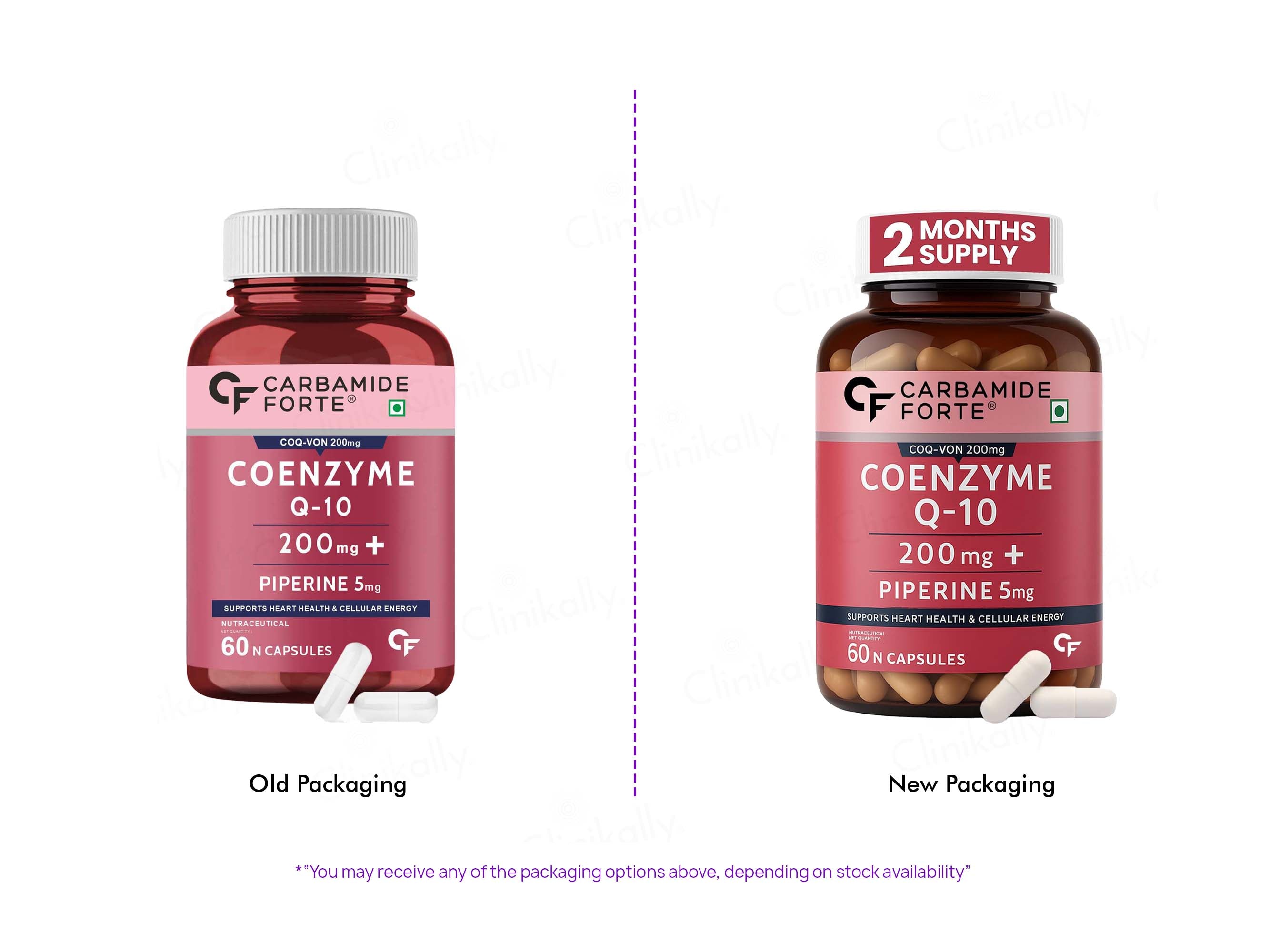 Carbamide Forte Coenzyme Q10 200mg + Piperine 5mg Capsule
