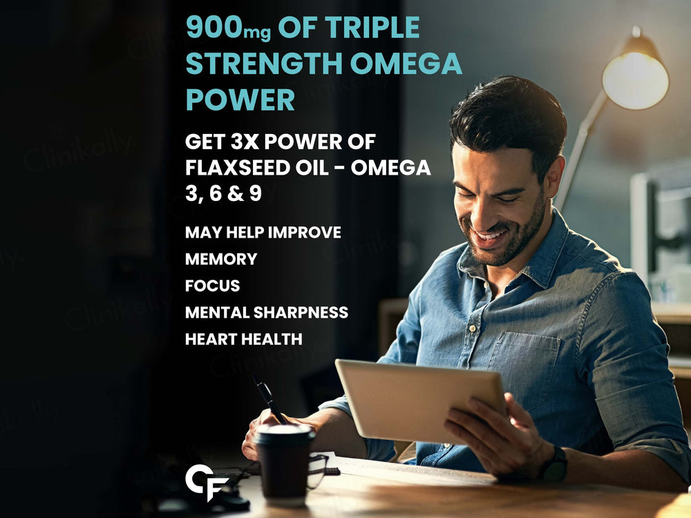 Carbamide Forte Cold Pressed Flaxseed Oil 1000mg Capsule