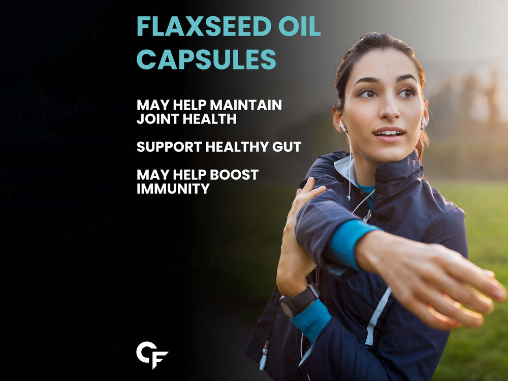 Carbamide Forte Cold Pressed Flaxseed Oil 1000mg Capsule