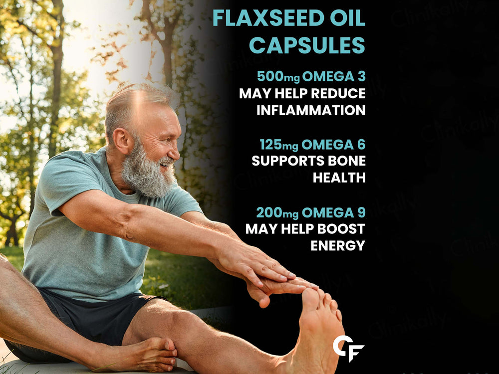 Carbamide Forte Cold Pressed Flaxseed Oil 1000mg Capsule